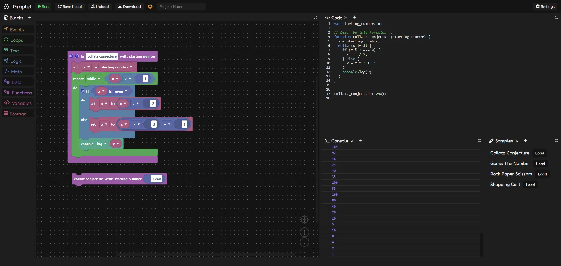 Graplet V3 Editor