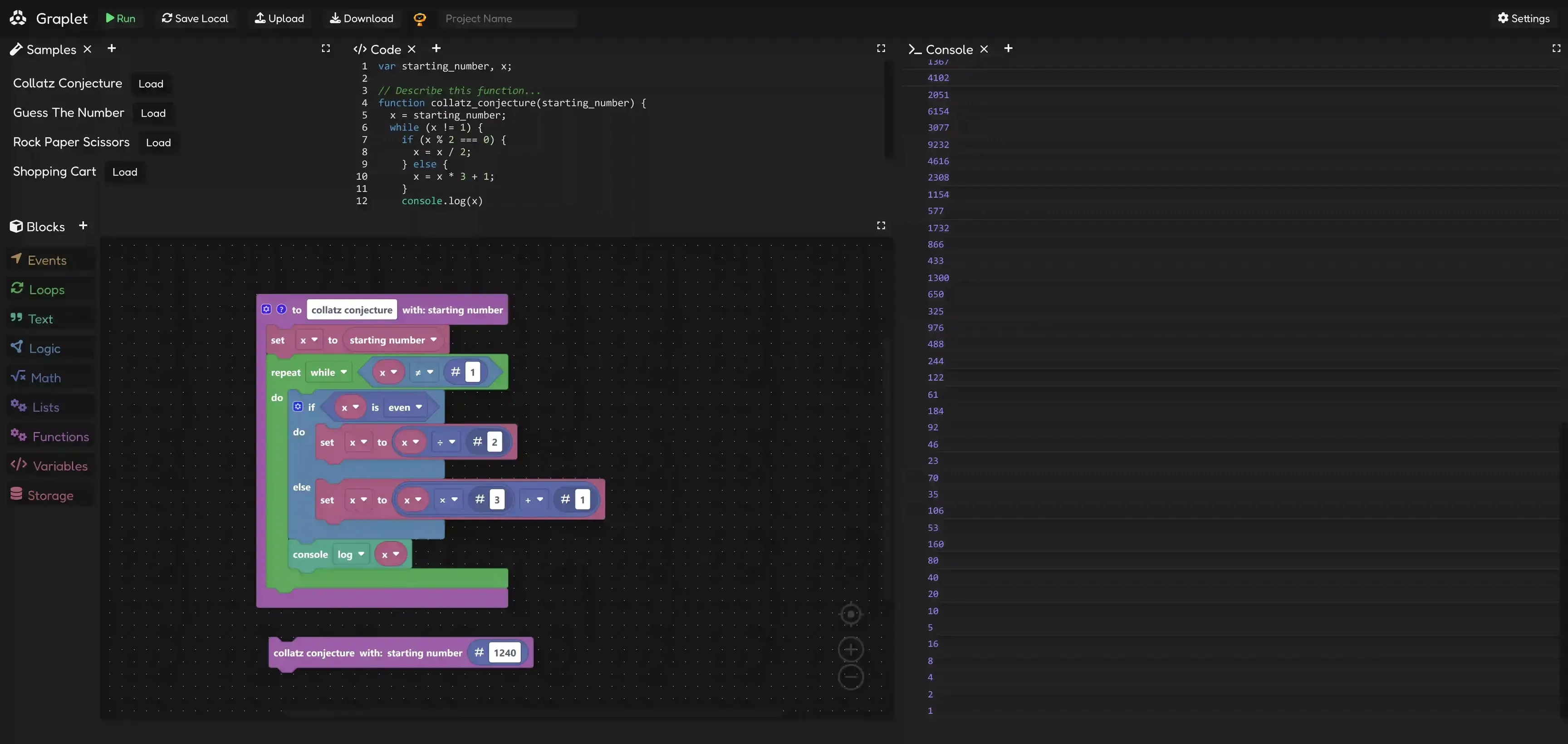 Graplet V3 Editor