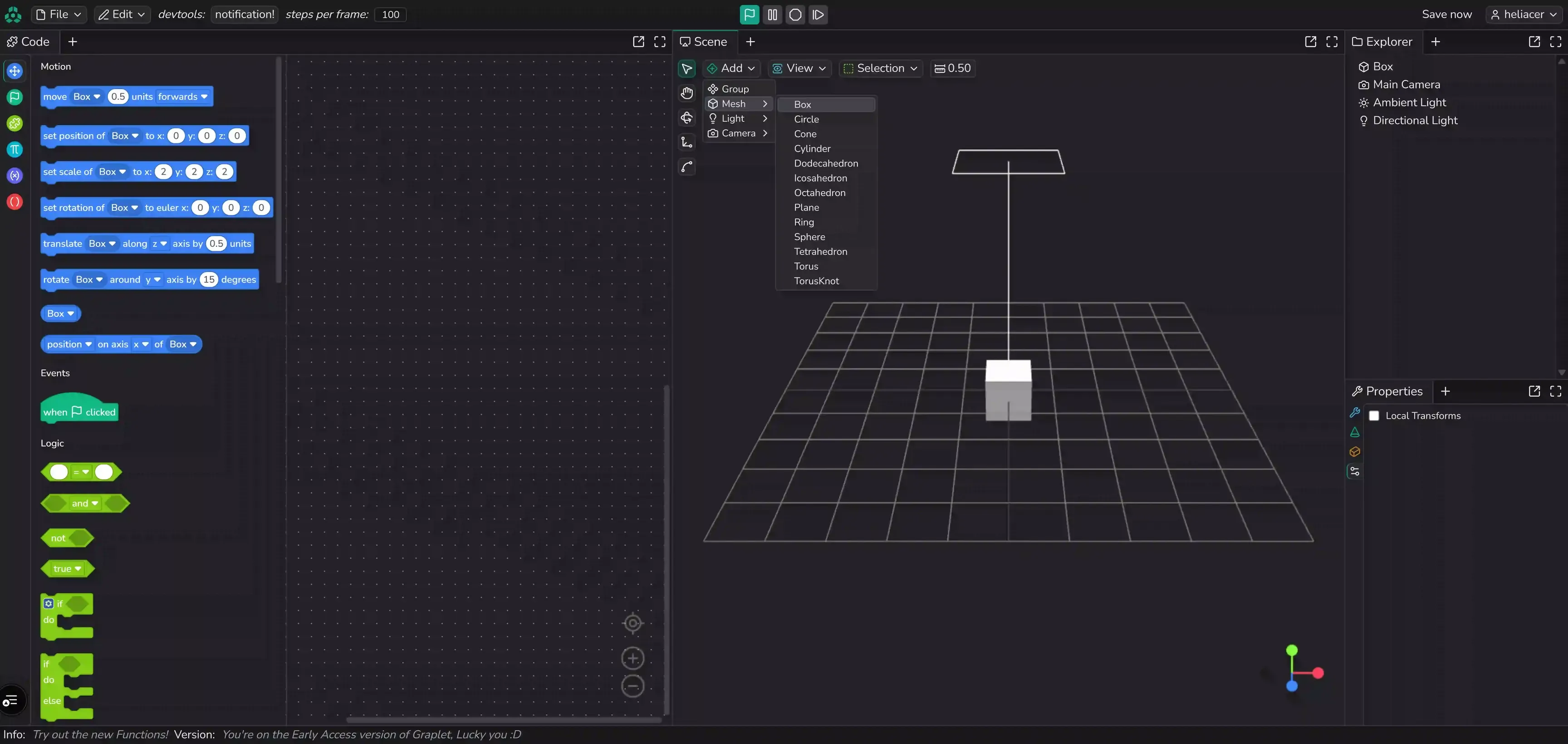 Graplet Prototype